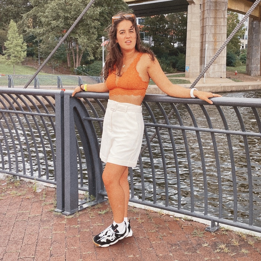 Off-white High-Waisted Express Shorts